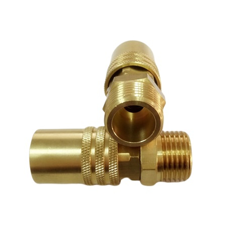  Brass Mold Male Thread Quick Coupling 