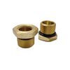 Brass Straight Male reducer with Viton Seal