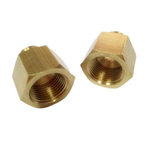 TJEMF Series Brass Male And Female Hex Short Nipple 