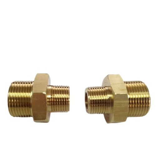 TJEMM Series Brass Male And male Hex Nipple 