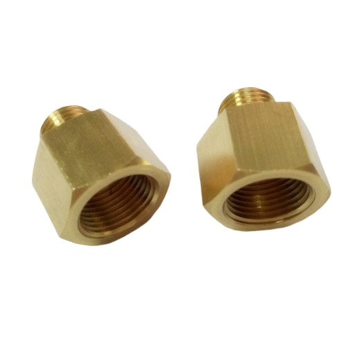 TJEMF Series Brass Male And Female Hex Short Nipple 