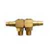 TJPHLM Series Brass Angle 90 Hex Nipple