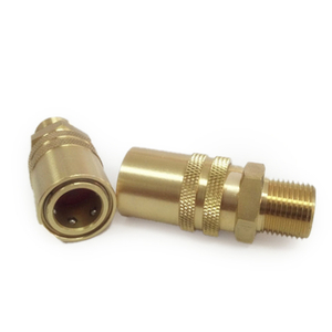  Brass Mold Male Thread Quick Coupling 