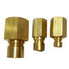 DME Series Brass Female Hex Nipple 