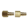 Japanese Standard Brass Female Hex Nipple 