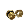 Brass Straight Male reducer with Viton Seal