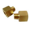 TJEMF Series Brass Male And Female Hex Short Nipple 