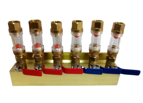 Water Manifold with Flow Meter