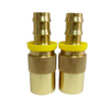 DME Brass Straight Quick Coupler With Push Lock