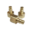 Japanese Standard Brass Female Hex Nipple 