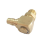 TJPHLM Series Brass Angle 90 Hex Nipple