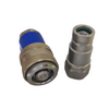Bsp Thread Flat Face Stainless Steel SS316 Hydraulic Quick Push in Couplings