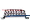 Aluminum double layer water distributor for injection molding machine