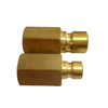 DME Series Brass Female Hex Nipple 